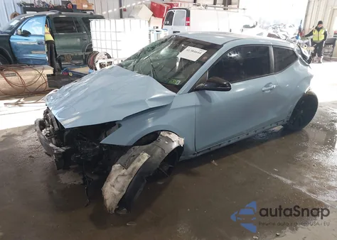 2021 Hyundai Veloster N из США, поврежденный, VIN KMHT36AH4MU010522